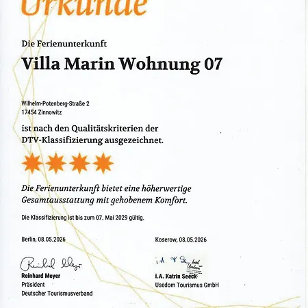 Marin, 07 Neu Ab 2025! * Zinnowitz